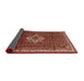 Sideview of Traditional Rust Pink Persian Rug, tr205