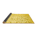 Sideview of Persian Yellow Traditional Rug, tr2050yw