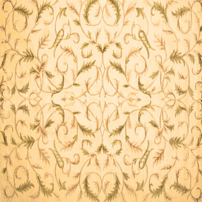 Square Machine Washable Persian Brown Traditional Rug, wshtr2050brn