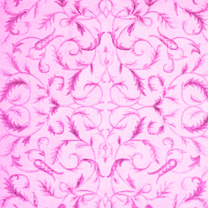 Machine Washable Persian Pink Traditional Rug, wshtr2050pnk