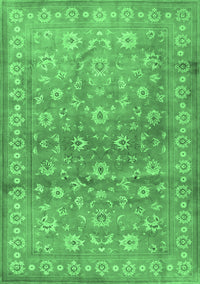 Persian Emerald Green Traditional Rug, tr2051emgrn