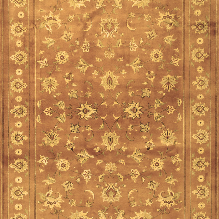 Machine Washable Persian Brown Traditional Rug, wshtr2051brn