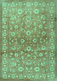 Persian Turquoise Traditional Rug, tr2051turq