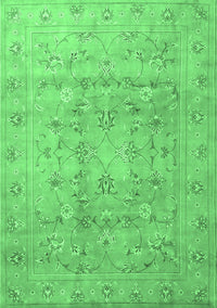 Persian Emerald Green Traditional Rug, tr2052emgrn