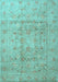 Persian Light Blue Traditional Rug, tr2052lblu
