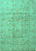 Persian Turquoise Traditional Rug, tr2052turq