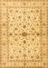 Machine Washable Persian Brown Traditional Rug, wshtr2053brn