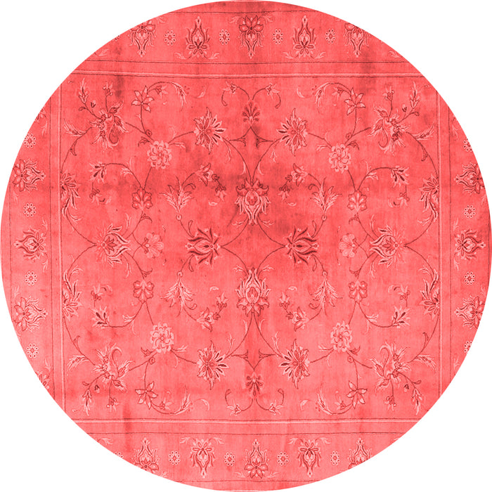 Machine Washable Persian Red Traditional Rug, wshtr2054red