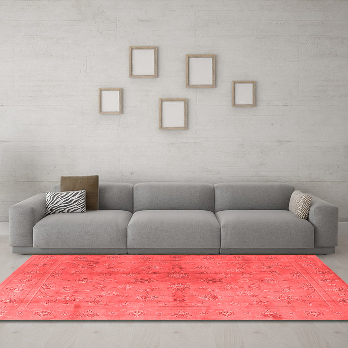 Traditional Red Washable Rugs