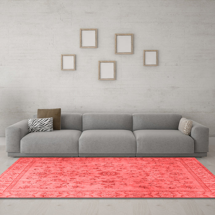 Traditional Red Washable Rugs