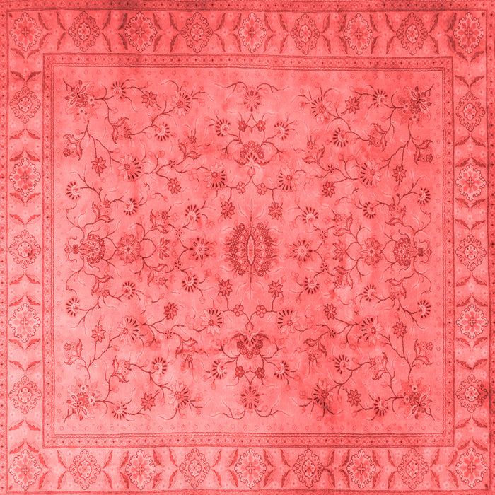 Machine Washable Persian Red Traditional Rug, wshtr2055red
