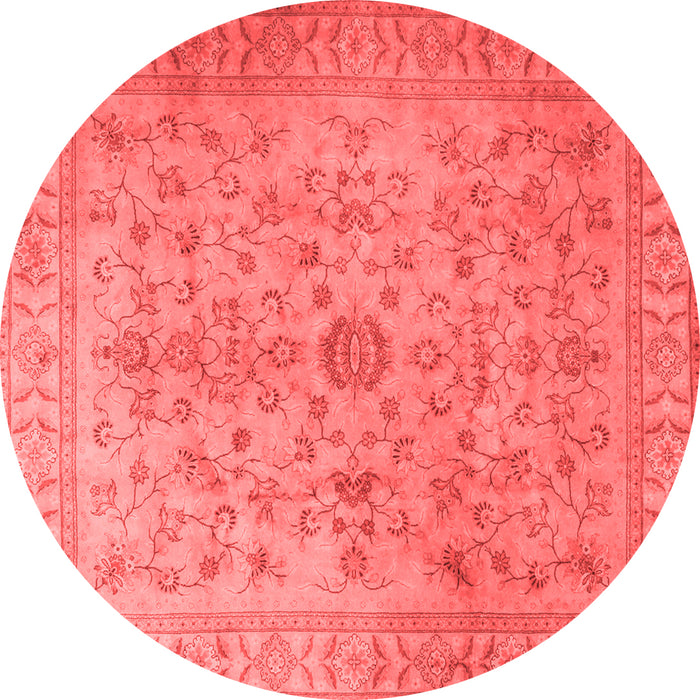 Machine Washable Persian Red Traditional Rug, wshtr2055red