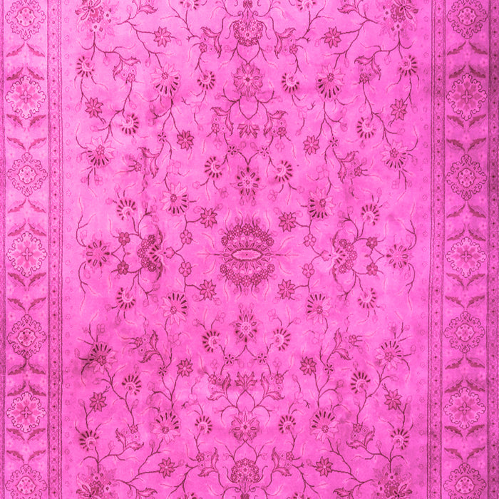 Machine Washable Persian Pink Traditional Rug, wshtr2055pnk