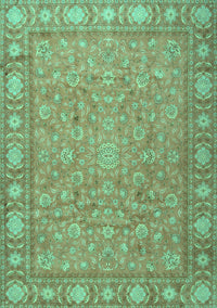 Persian Turquoise Traditional Rug, tr2056turq