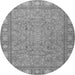 Square Persian Gray Traditional Rug, tr2056gry