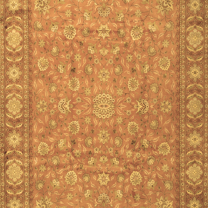 Machine Washable Persian Brown Traditional Rug, wshtr2056brn