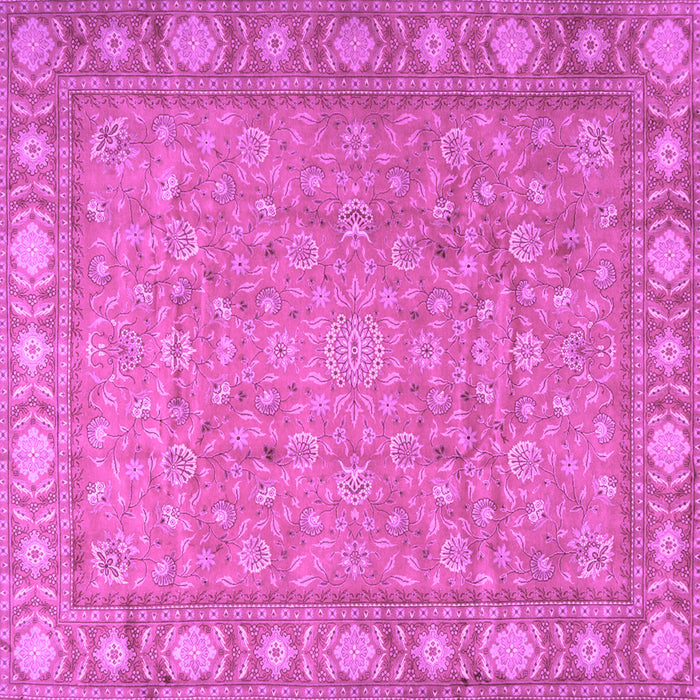 Square Persian Purple Traditional Rug, tr2056pur