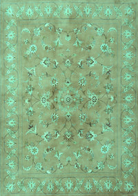 Persian Turquoise Traditional Rug, tr2057turq