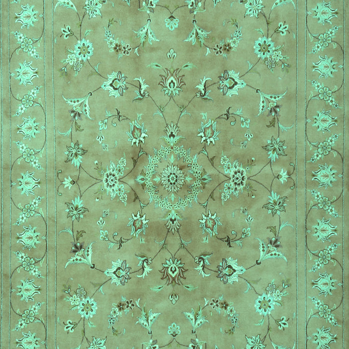 Persian Turquoise Traditional Rug, tr2057turq