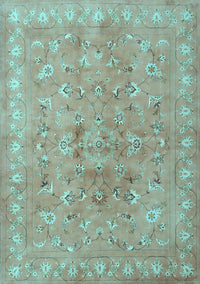 Persian Light Blue Traditional Rug, tr2057lblu