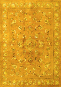 Persian Yellow Traditional Rug, tr2057yw