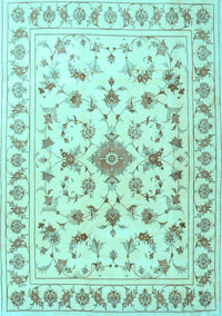 Persian Light Blue Traditional Rug, tr2058lblu