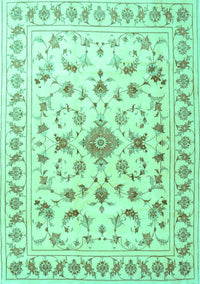 Persian Turquoise Traditional Rug, tr2058turq