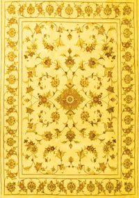 Persian Yellow Traditional Rug, tr2058yw