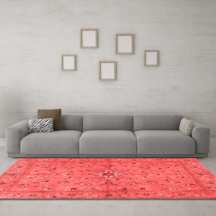 Traditional Red Washable Rugs