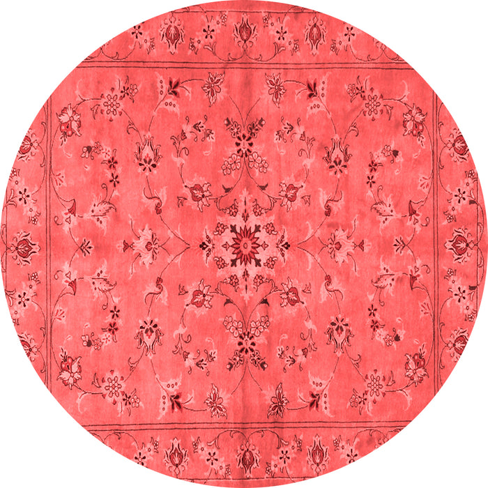 Machine Washable Persian Red Traditional Rug, wshtr2059red