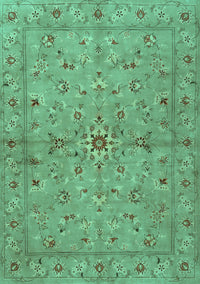 Persian Turquoise Traditional Rug, tr2059turq