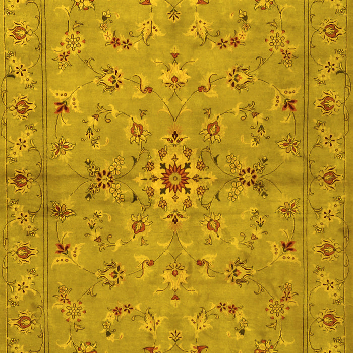 Persian Yellow Traditional Rug, tr2059yw