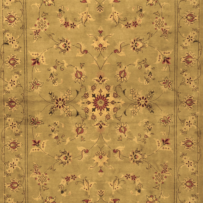 Machine Washable Persian Brown Traditional Rug, wshtr2059brn