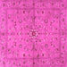 Square Persian Pink Traditional Rug, tr2059pnk