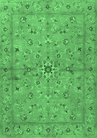 Persian Emerald Green Traditional Rug, tr2059emgrn