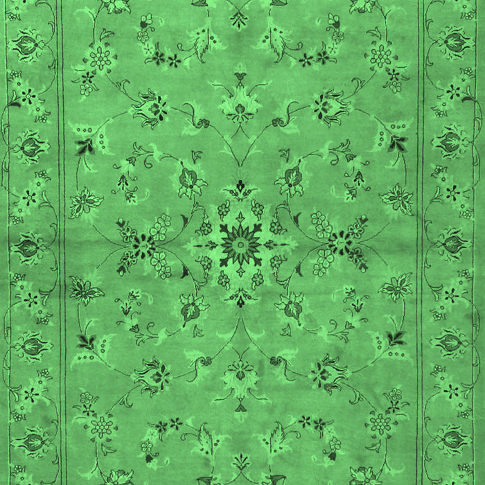 Persian Emerald Green Traditional Rug, tr2059emgrn