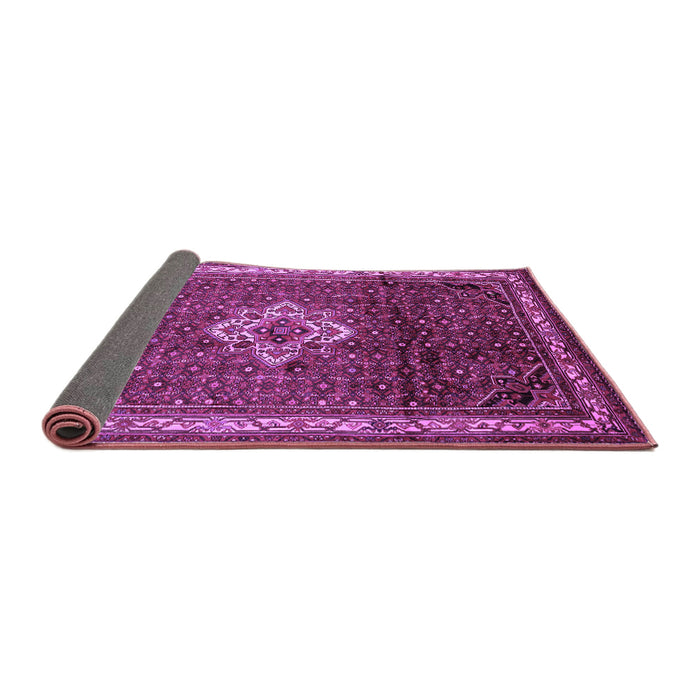 Sideview of Persian Purple Traditional Rug, tr205pur