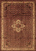 Machine Washable Persian Brown Traditional Rug, wshtr205brn