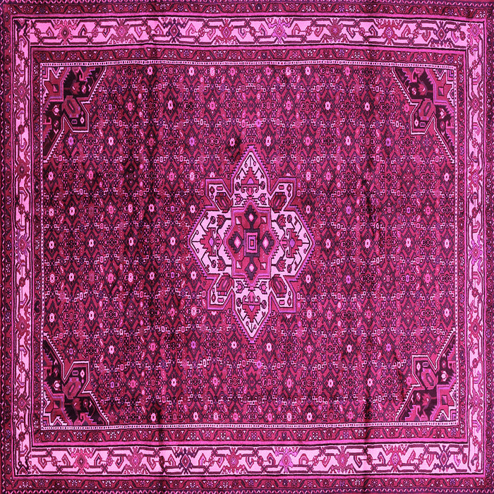 Square Persian Pink Traditional Rug, tr205pnk