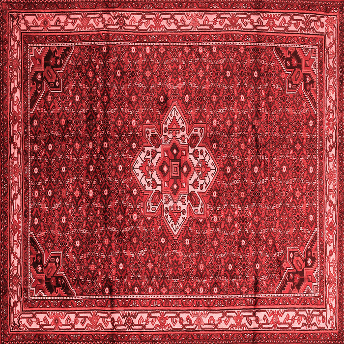 Machine Washable Persian Red Traditional Rug, wshtr205red