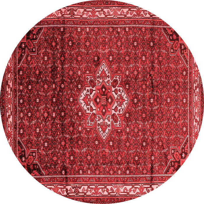 Machine Washable Persian Red Traditional Rug, wshtr205red