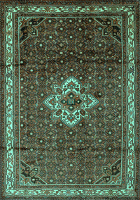 Persian Turquoise Traditional Rug, tr205turq