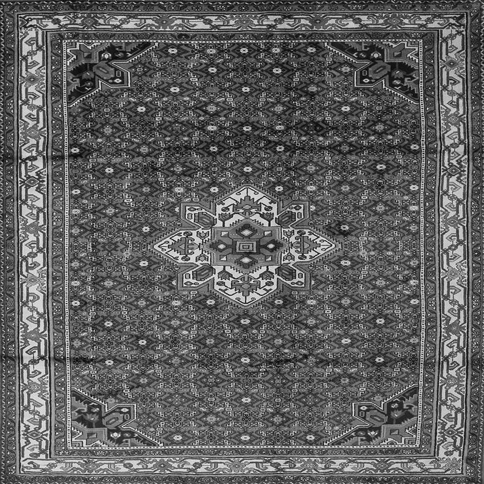 Serging Thickness of Persian Gray Traditional Rug, tr205gry