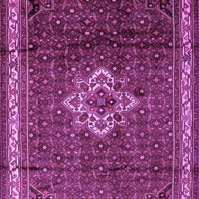 Machine Washable Persian Purple Traditional Area Rugs, wshtr205pur