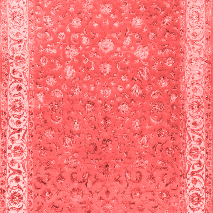 Machine Washable Persian Red Traditional Rug, wshtr2060red