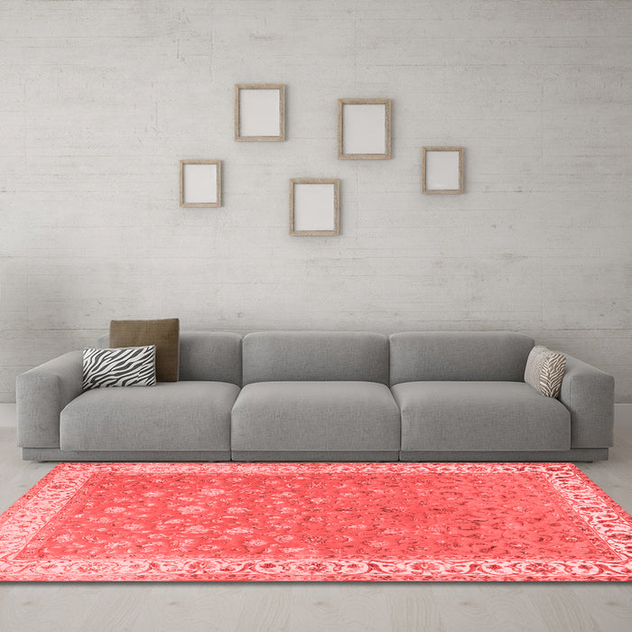 Traditional Red Washable Rugs