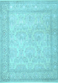 Persian Light Blue Traditional Rug, tr2061lblu