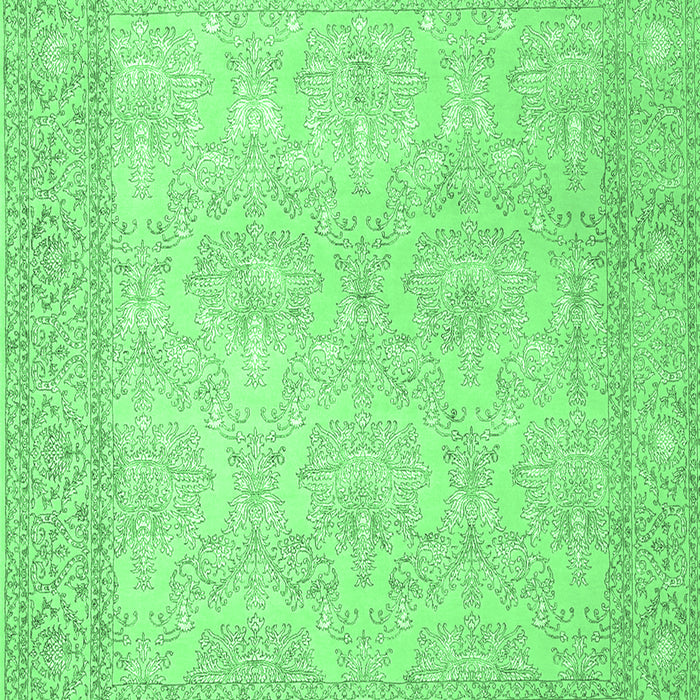 Persian Emerald Green Traditional Rug, tr2061emgrn