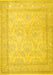 Persian Yellow Traditional Rug, tr2061yw