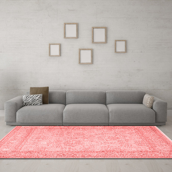 Traditional Red Washable Rugs